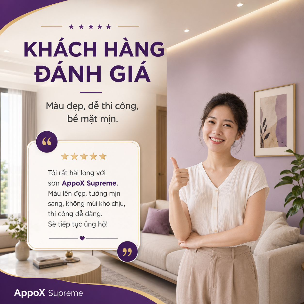 Phản hồi khách hàng AppoX